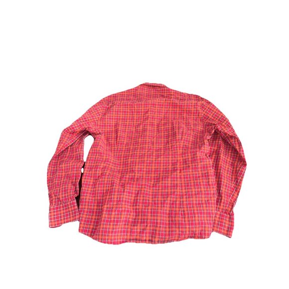 Barbour Malcolm Tailored Fit  Mens Plus Size Large Button Down in Red - Picture 2 of 4